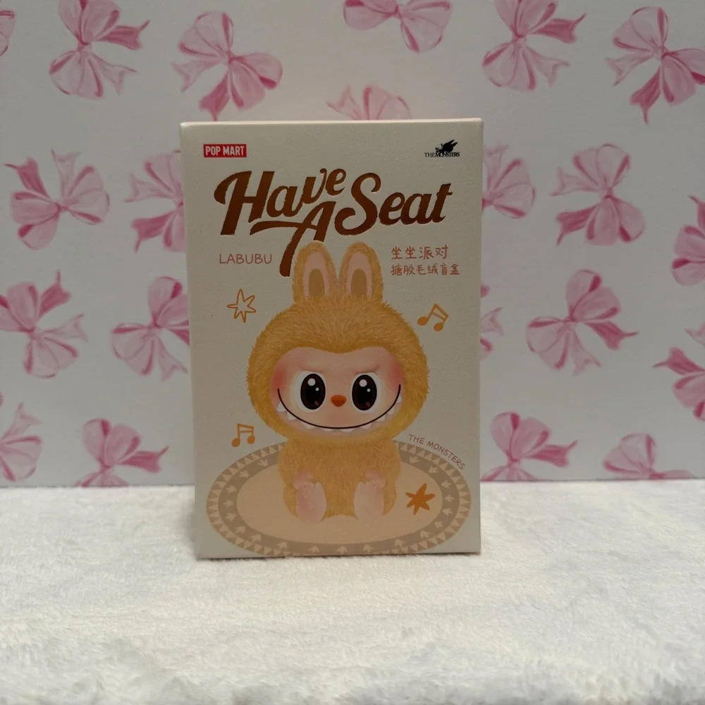 POP MART Labubu ZIZI Have A Seat Plush Blind Box Collectible Toy The Monsters‎